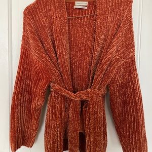Chenille cardigan
